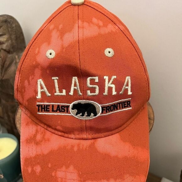 Customized Ace USA Alaska The Last Frontier youth adjustable hat. - Picture 1 of 5